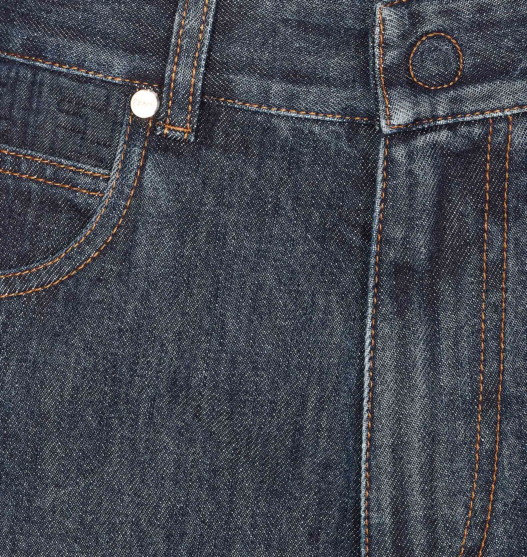 Fendi Shorts Blue Cotton