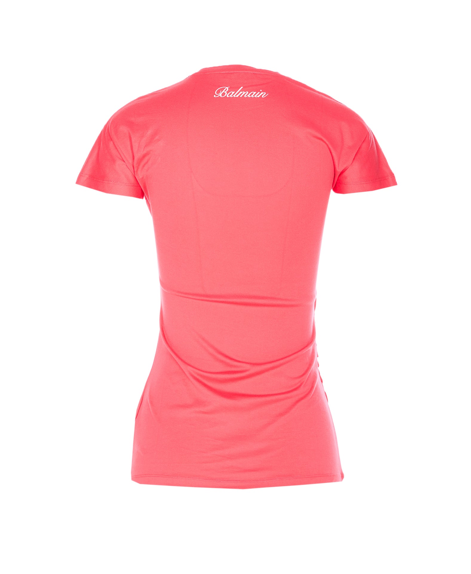 Balmain T-shirts and Polos Fuchsia Cotton