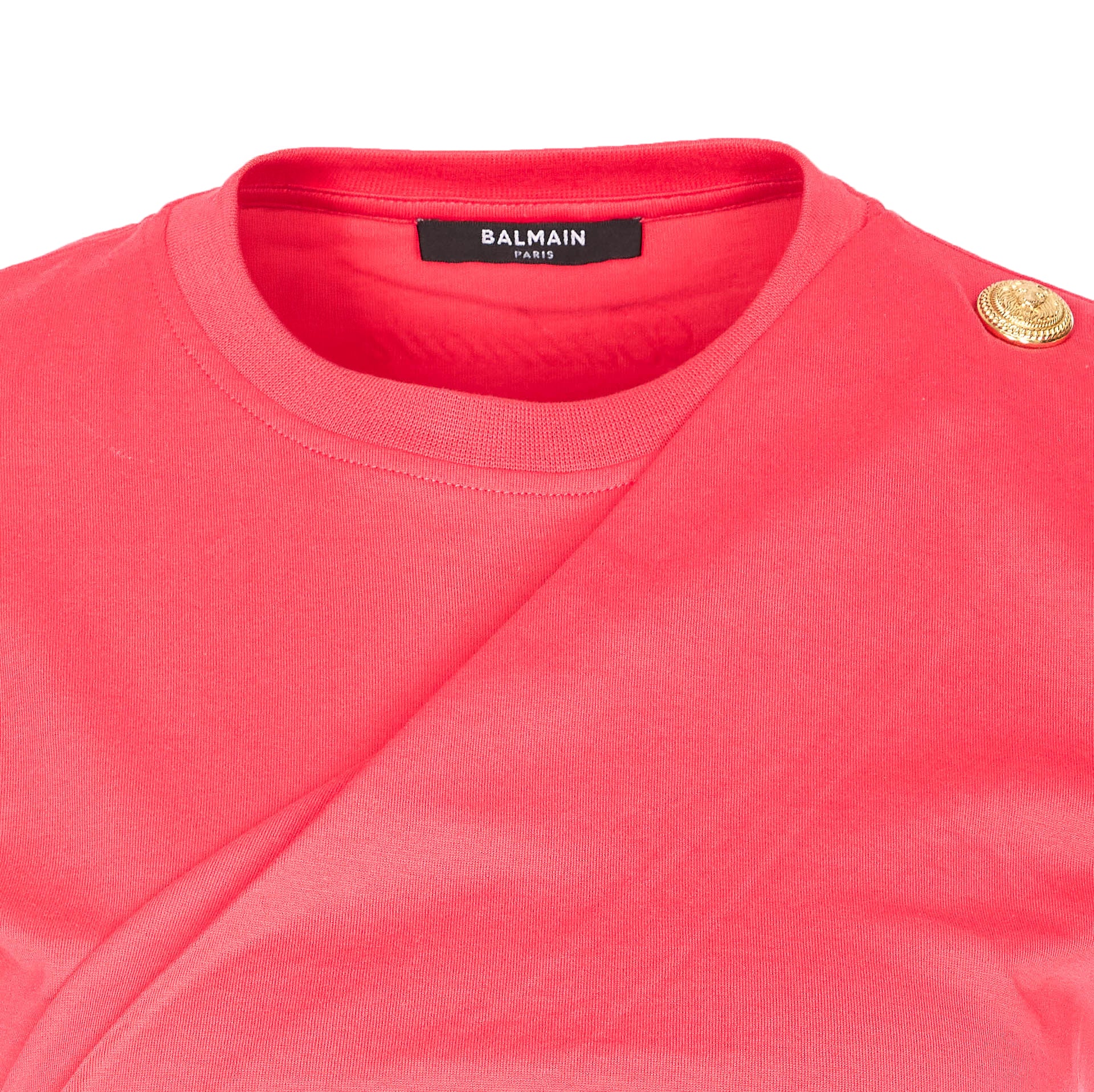 Balmain T-shirts and Polos Fuchsia Cotton