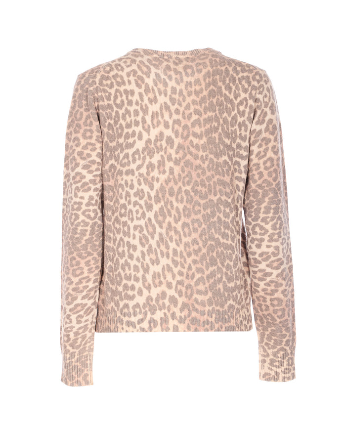 Ganni Sweaters Brown Wool Recycled Polyamide