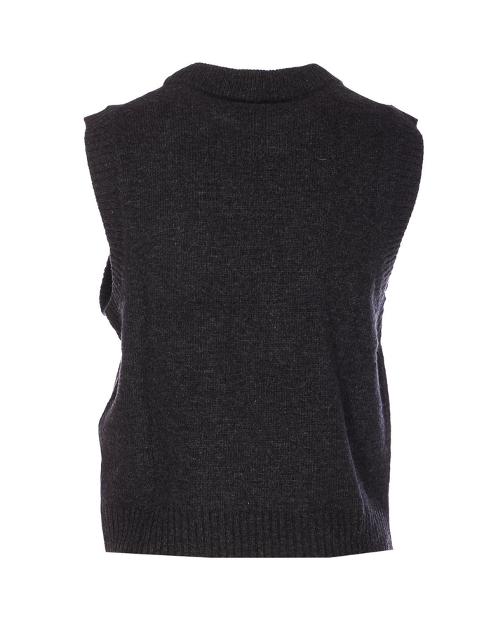 Ganni Jackets Black Wool
