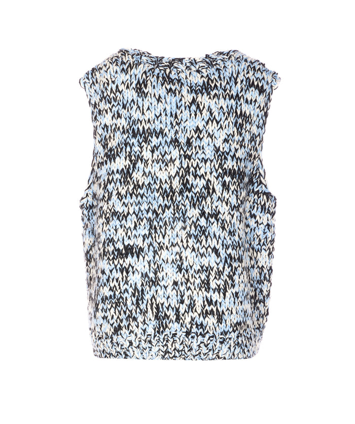 Ganni Jackets Blue Wool