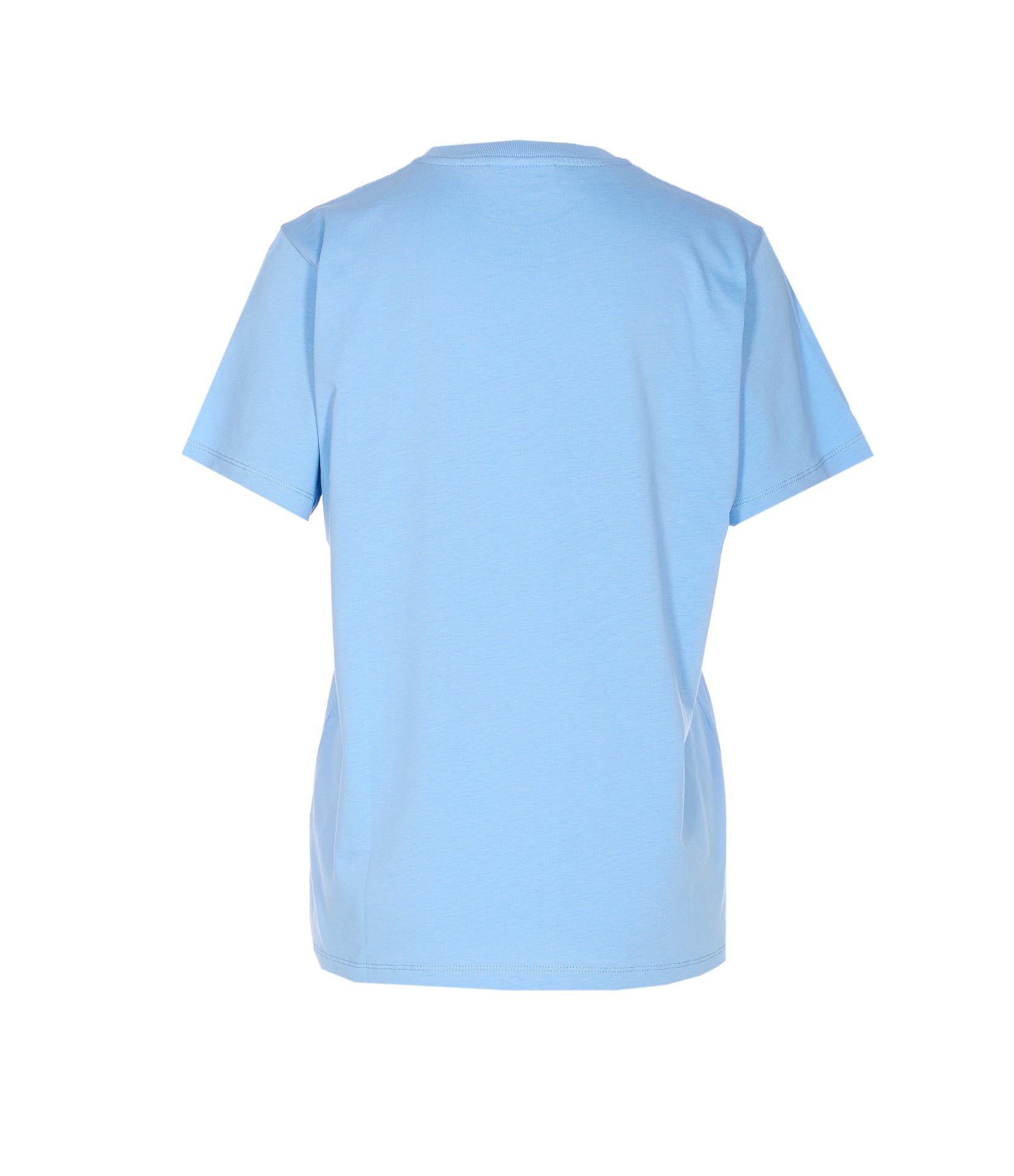GANNI T-shirts and Polos Blue Organic Cotton