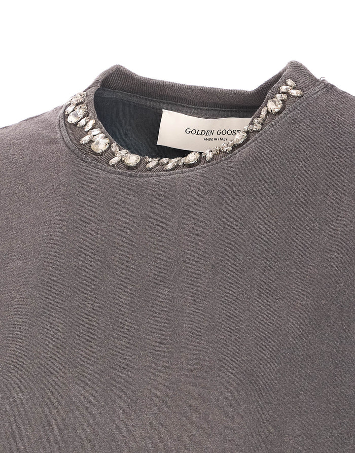 Golden Goose T-shirts and Polos Grey Cotton