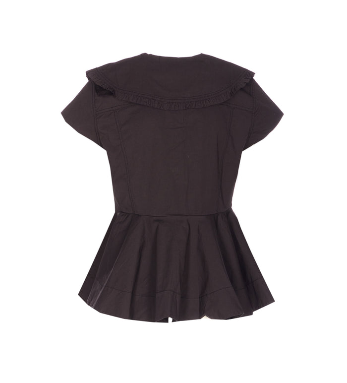 GANNI Shirts Brown Organic Cotton