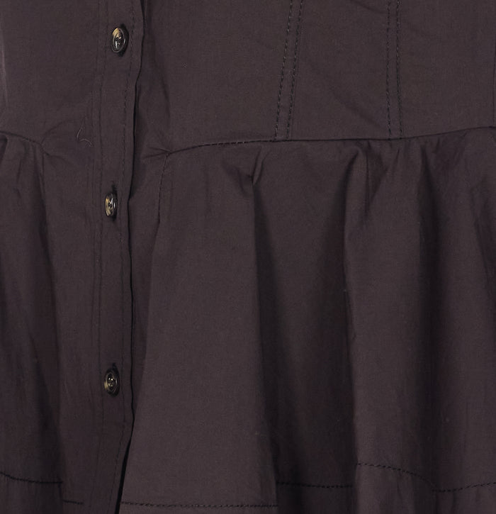 GANNI Shirts Brown Organic Cotton
