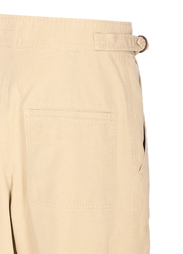 Isabel Marant Etoile Trousers Beige Cotton
