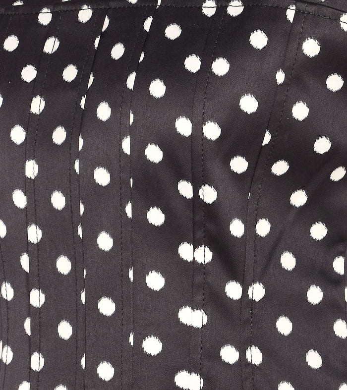 GANNI Top Black Recycled Polyester