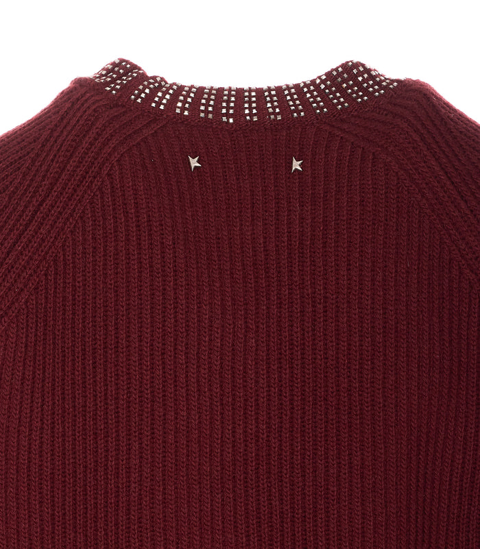 Golden Goose Sweaters Red Wool