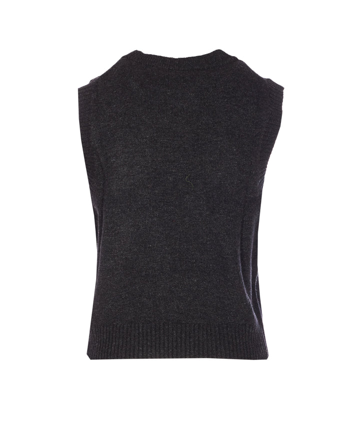 Ganni Jackets Black Wool