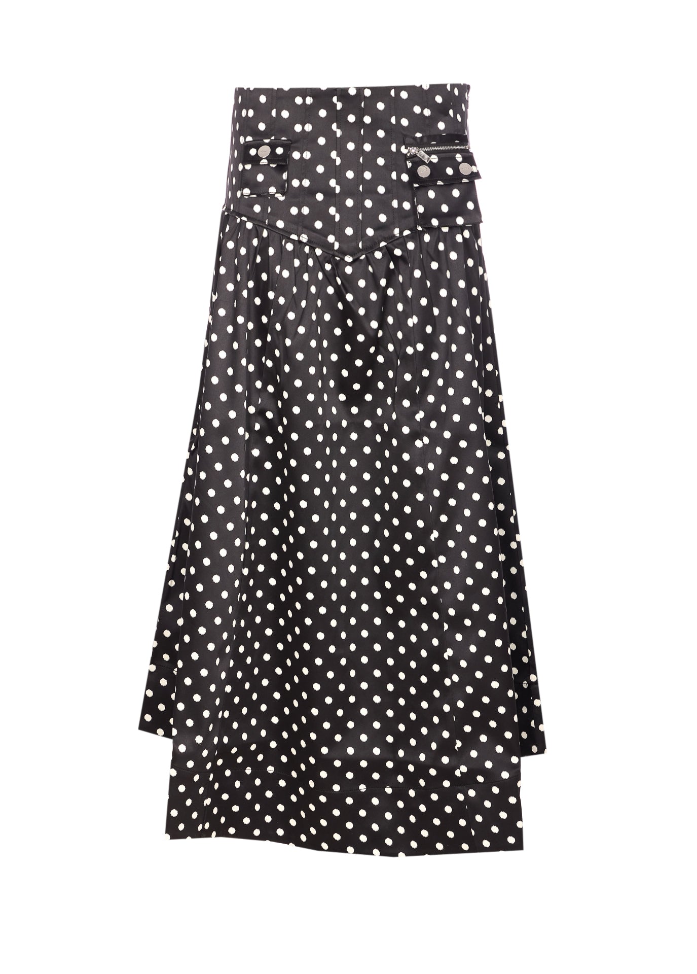 GANNI Skirts Black Recycled Polyester