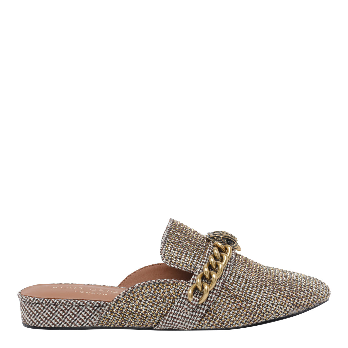 Kurt Geiger Flat shoes Beige Fabric/rubber Sole