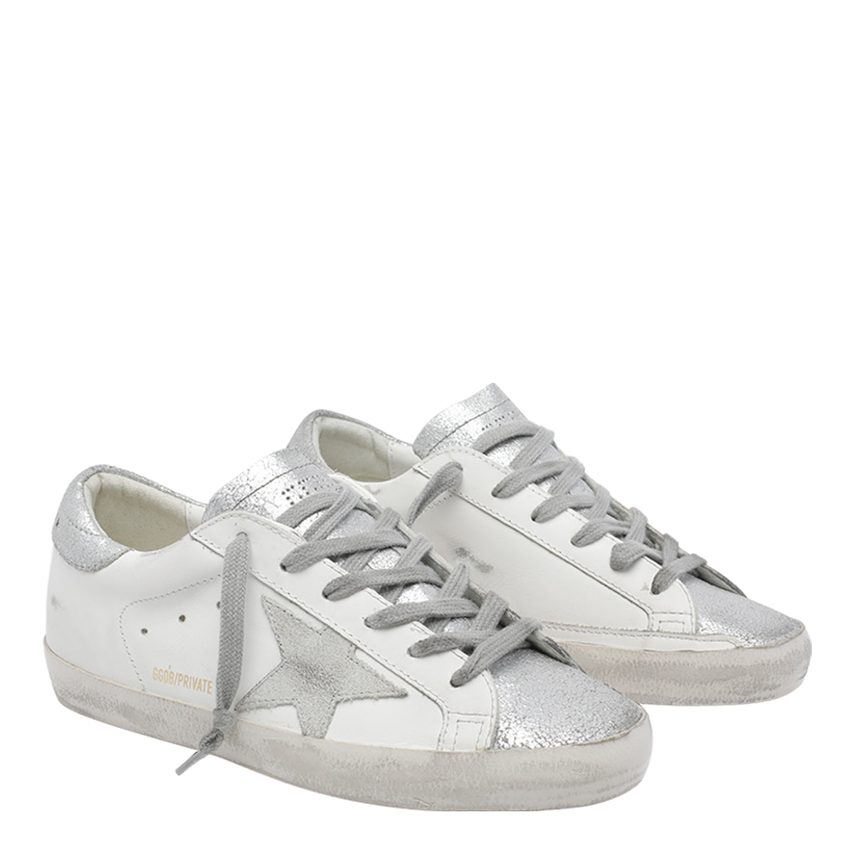 Golden Goose Sneakers White Calf Leather/rubber Sole