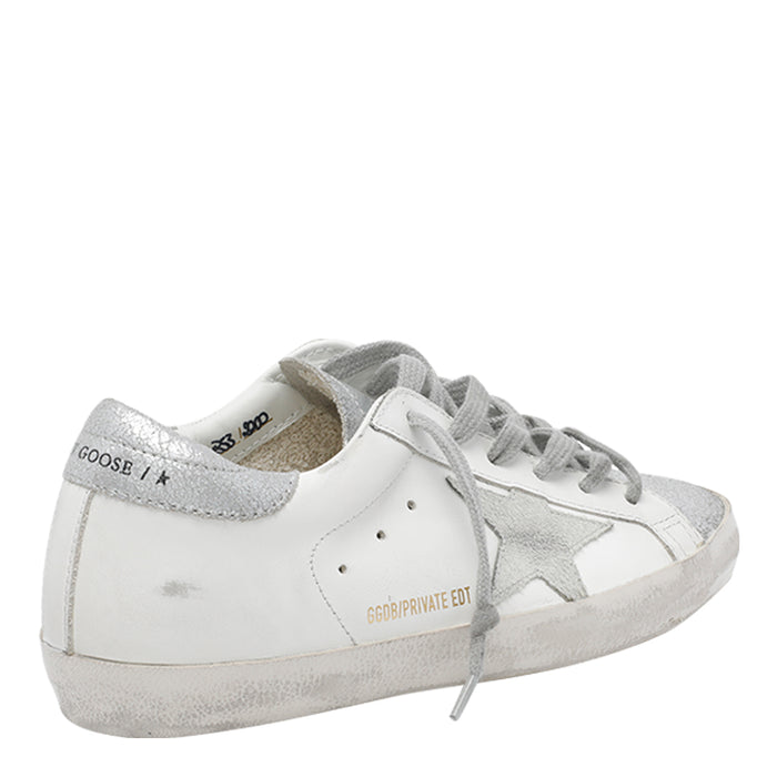 Golden Goose Sneakers White Calf Leather/rubber Sole