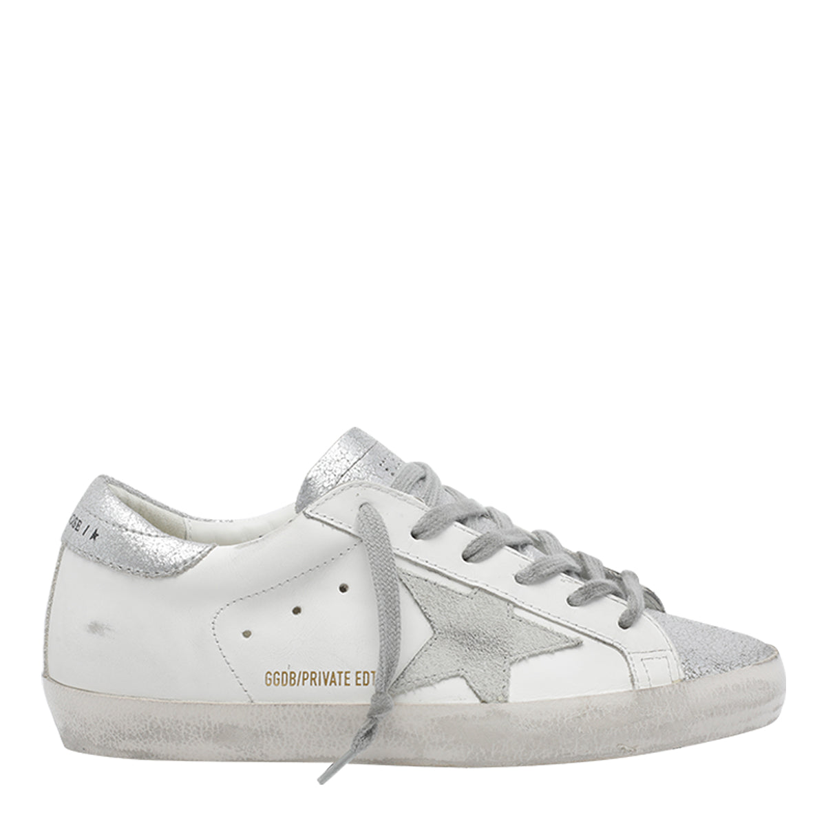 Golden Goose Sneakers White Calf Leather/rubber Sole