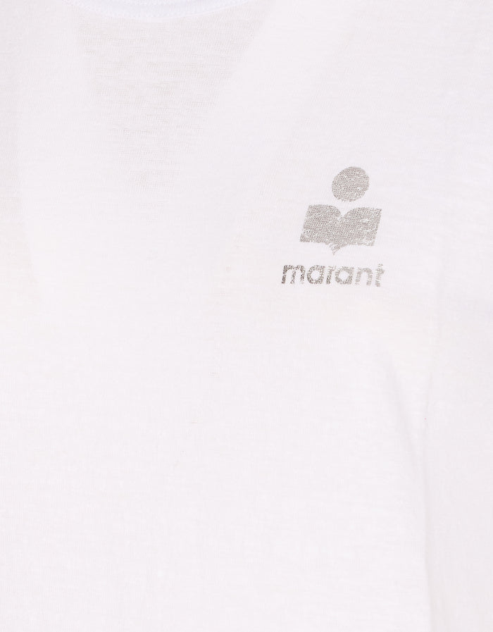 Isabel Marant Etoile T-shirts and Polos White Linen