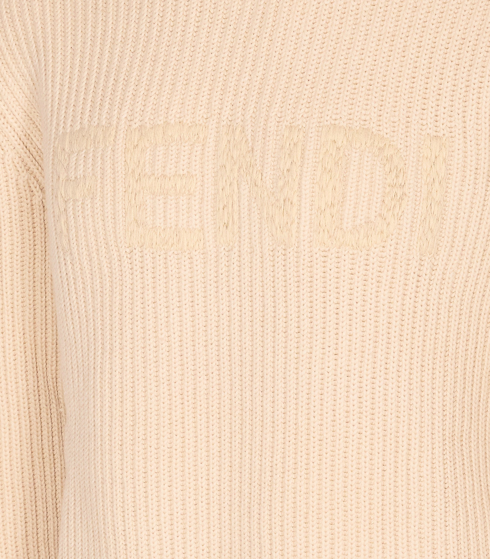 Fendi Sweaters Beige Virgin Wool