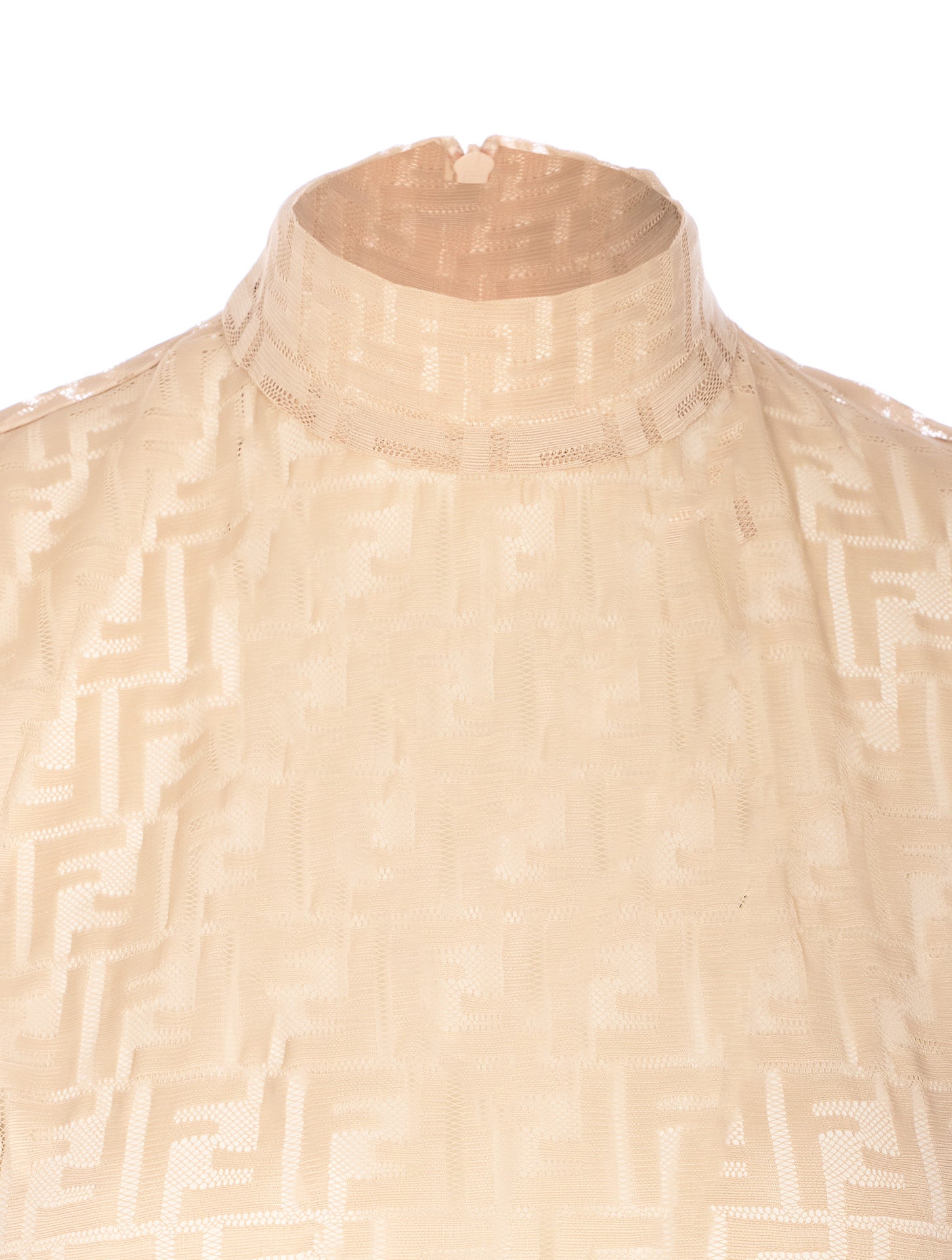 Fendi Top Beige Polyamide