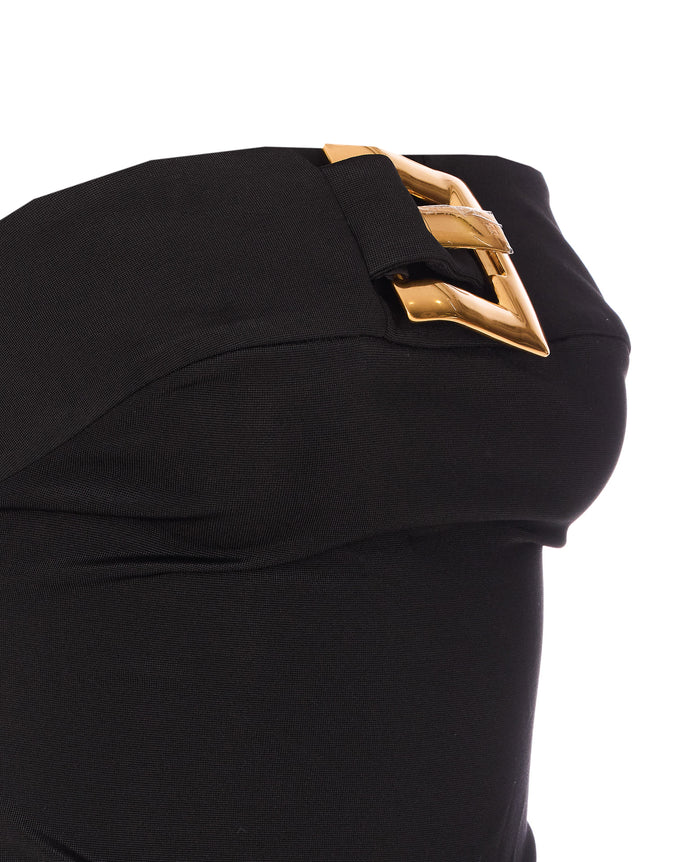 Balmain Dresses Black Viscose