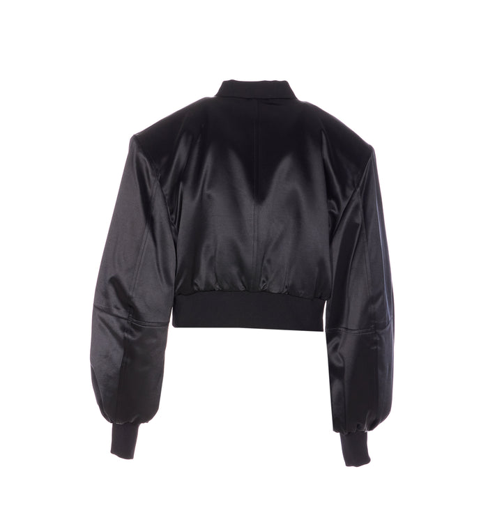 The Attico Coats Black Viscose