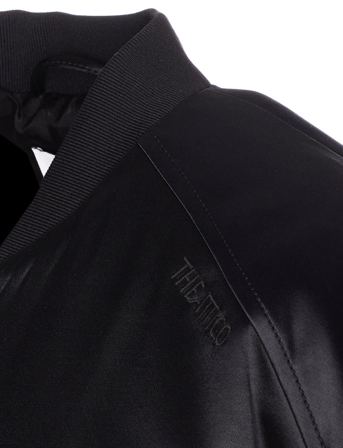 The Attico Coats Black Viscose