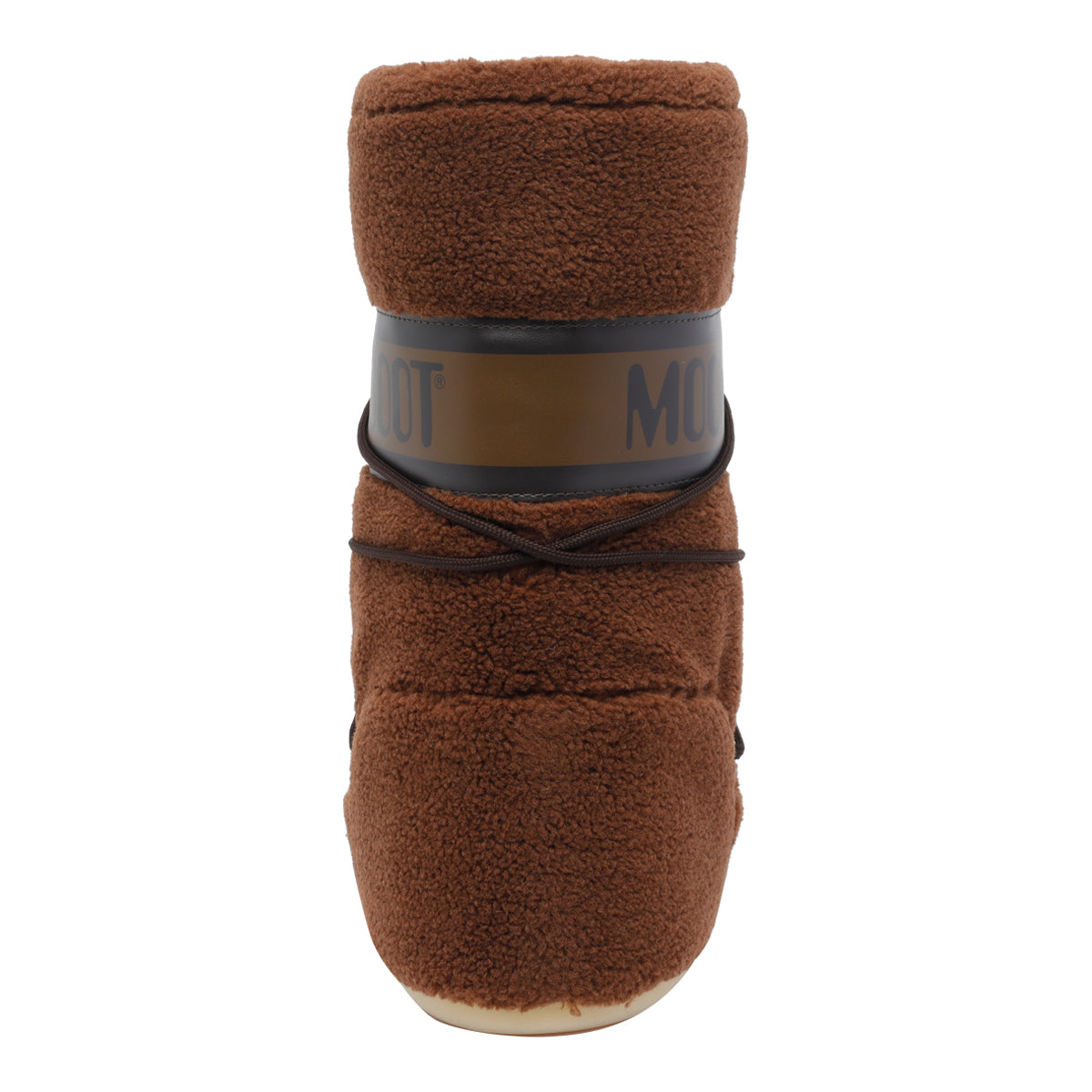 Moon Boot Brown Faux Fur/rubber Sole