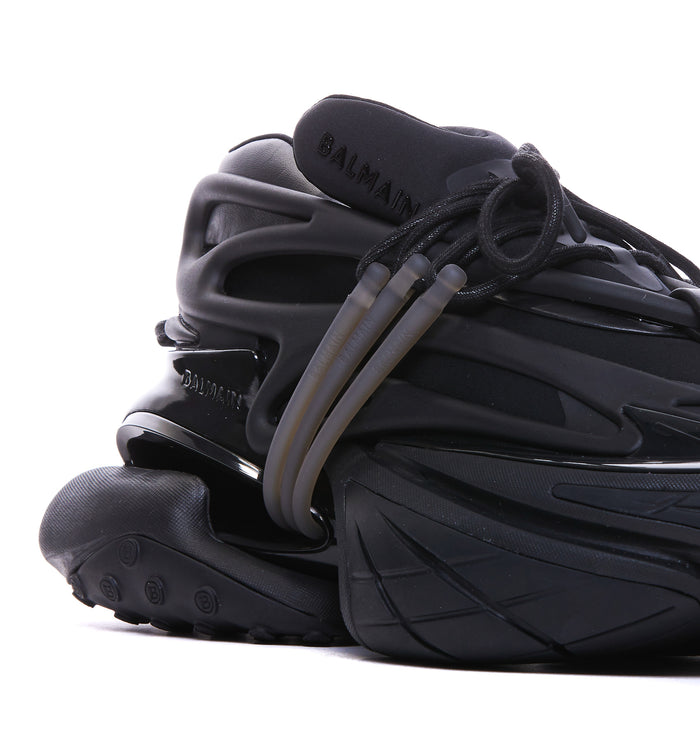 Balmain Sneakers Black Rubber/rubber Sole