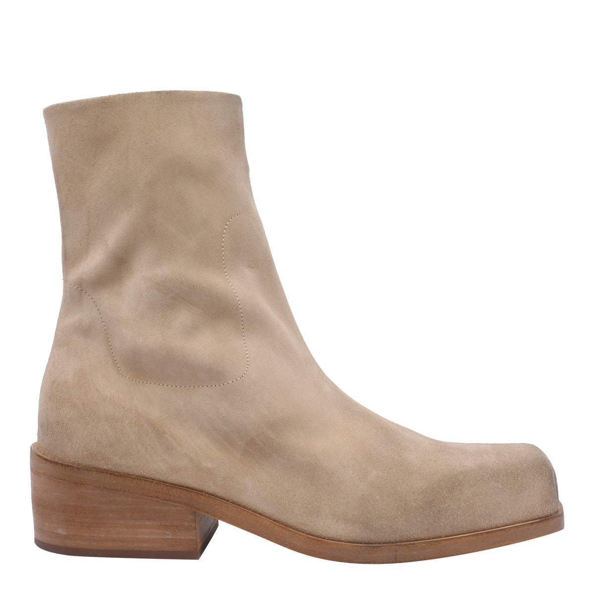 Marsell Boots Beige Suede Leather/leather Sole