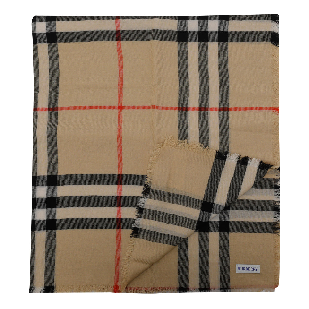 Burberry Scarfs Beige Wool