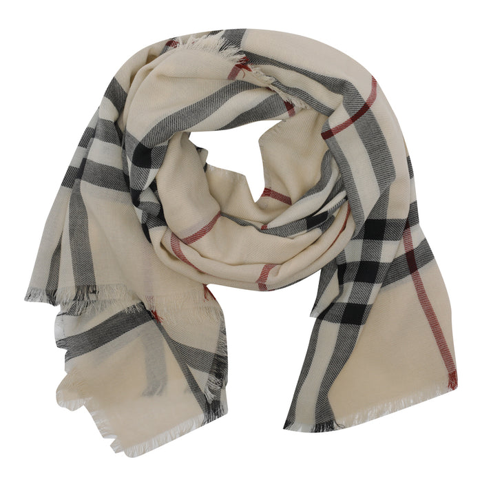 Burberry Scarfs Beige Wool