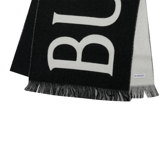 Burberry Scarfs Black Wool