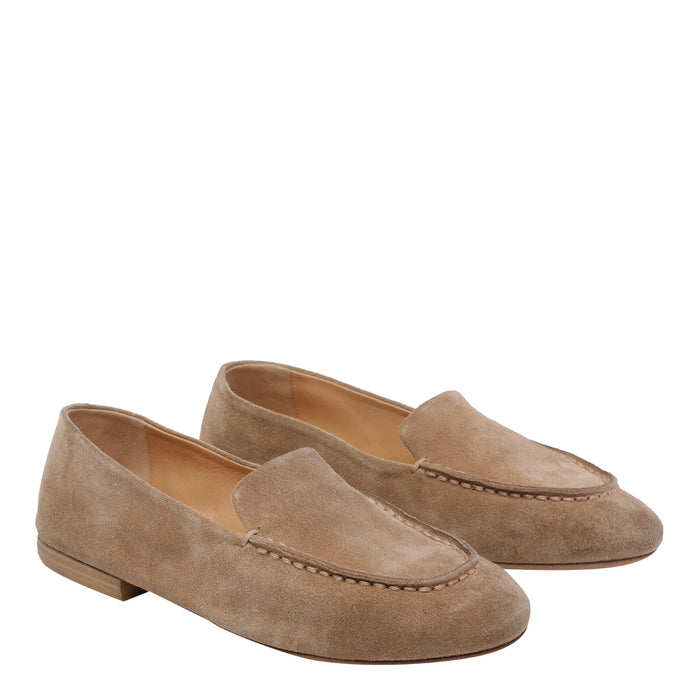 Marsell Flat shoes Beige Suede Leather/leather Sole