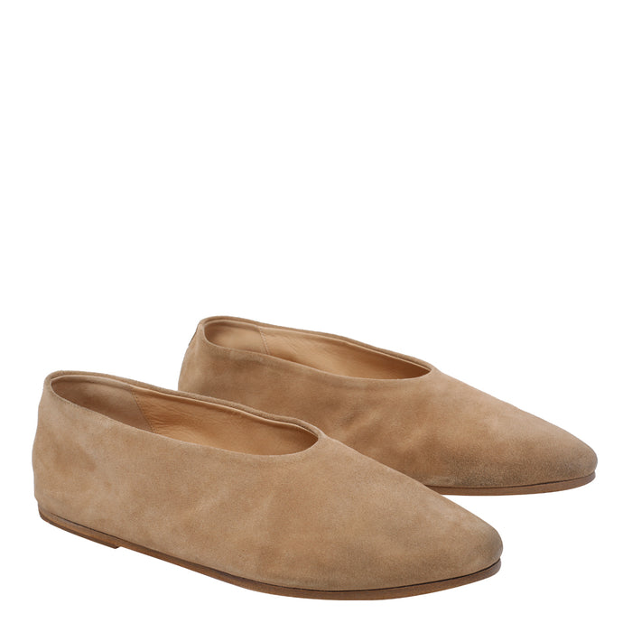 Marsell Flat shoes Beige Suede Leather/leather Sole