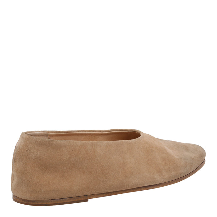 Marsell Flat shoes Beige Suede Leather/leather Sole