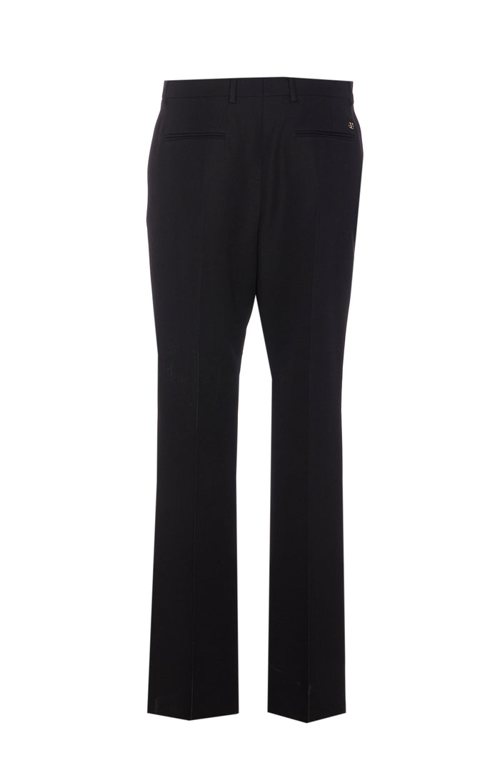 Valentino Garavani Trousers Black Virgin Wool