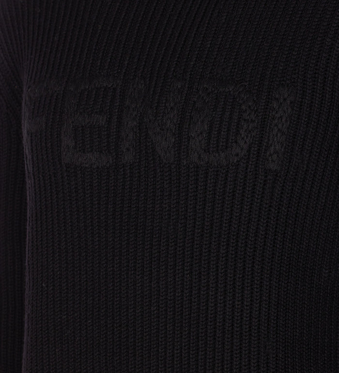 Fendi Sweaters Black Virgin Wool