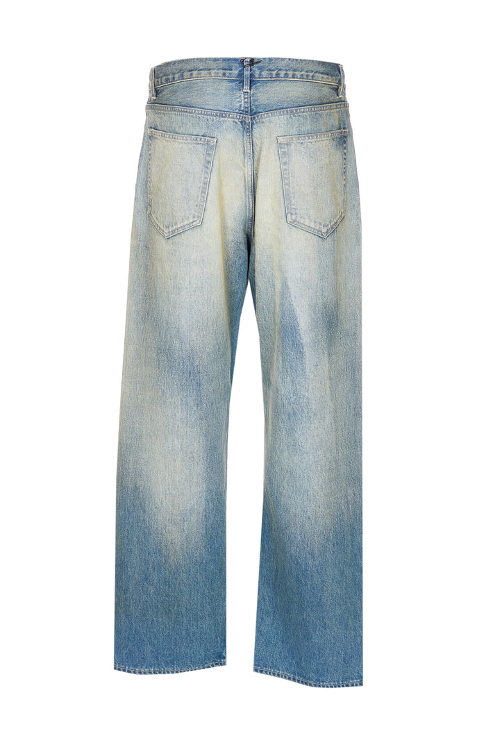 Auralee Jeans Blue Cotton