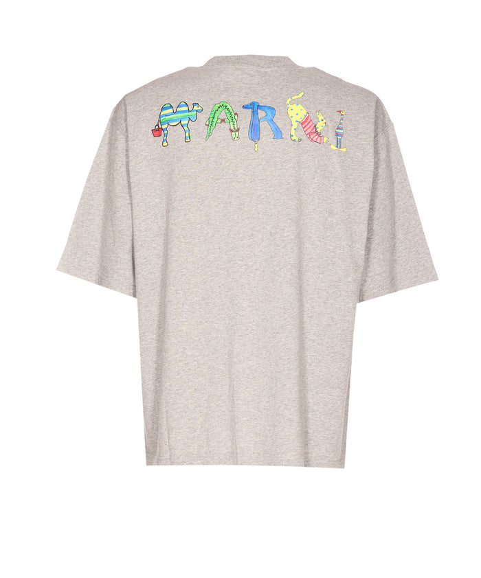 Marni T-shirts and Polos Grey Cotton