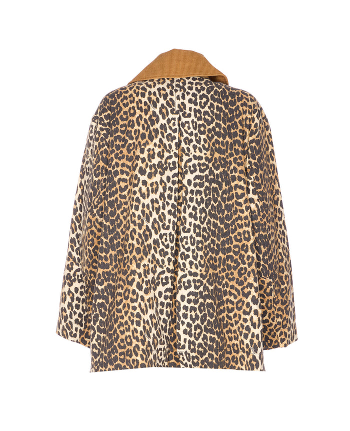 Ganni Jackets Brown Hemp