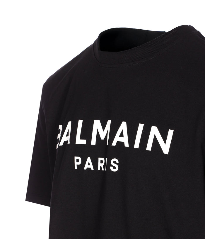 Balmain T-shirts and Polos Black Cotton