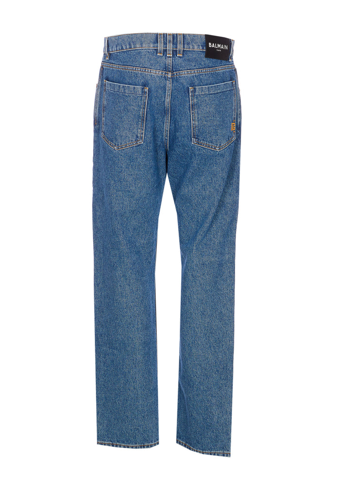 Balmain Jeans Blue Cotton