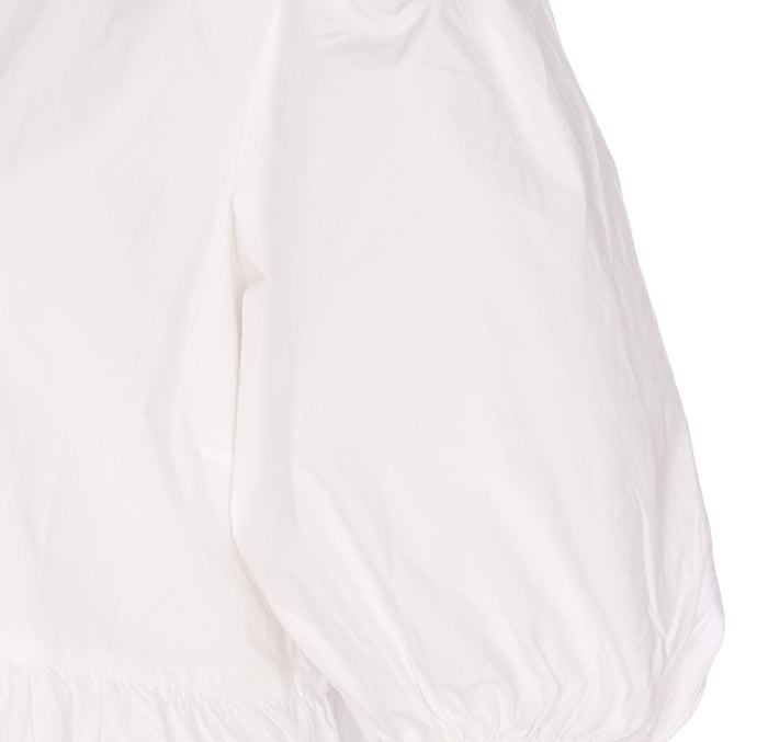 GANNI Shirts White Organic Cotton