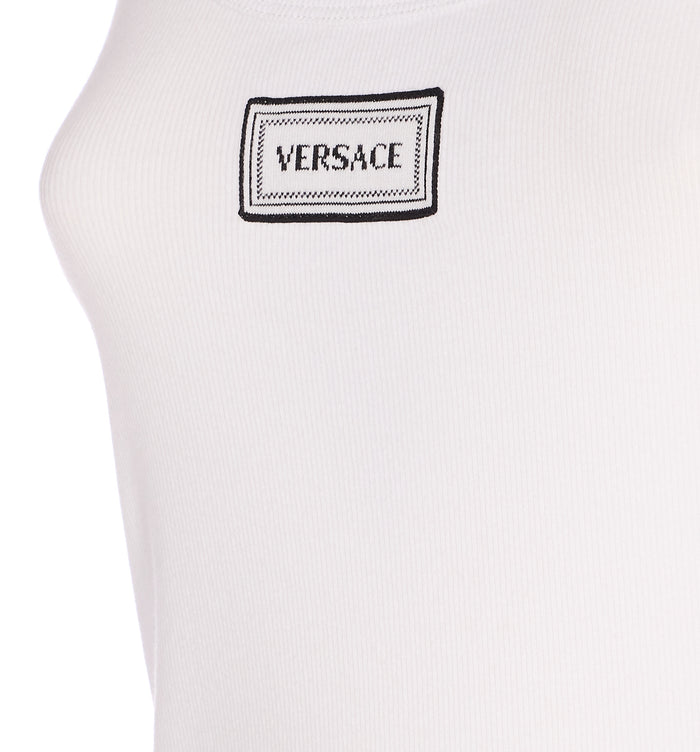 Versace Top White Cotton