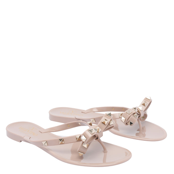 Valentino Garavani Sandals Pink Rubber/rubber Sole