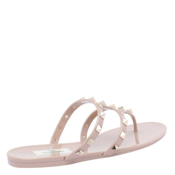 Valentino Garavani Sandals Pink Rubber/rubber Sole