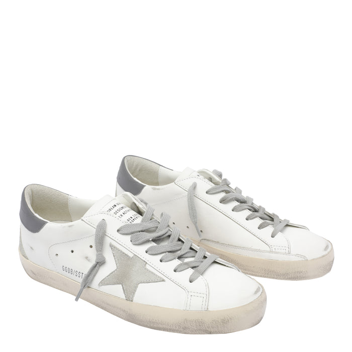 Golden Goose Sneakers White Calf Leather/ Rubber Sole