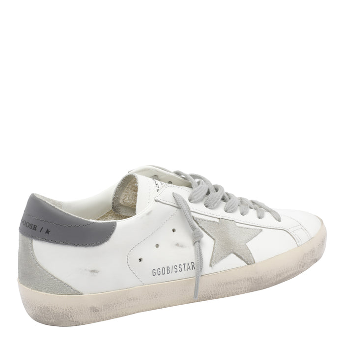 Golden Goose Sneakers White Calf Leather/ Rubber Sole