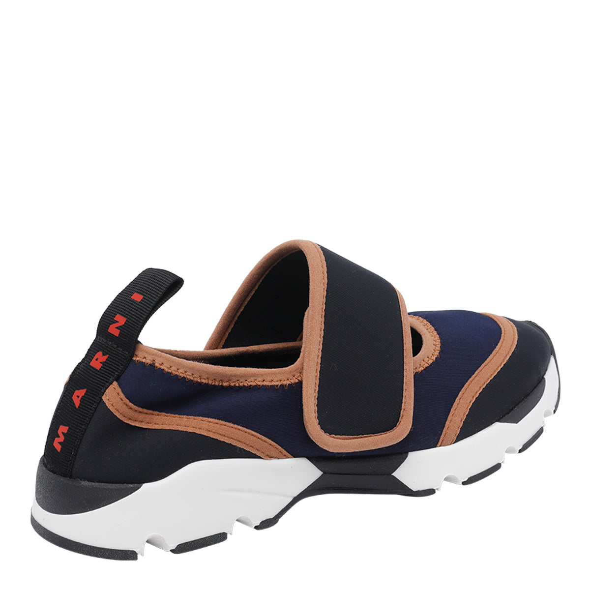 Marni Sneakers Blue Fabric/rubber Sole