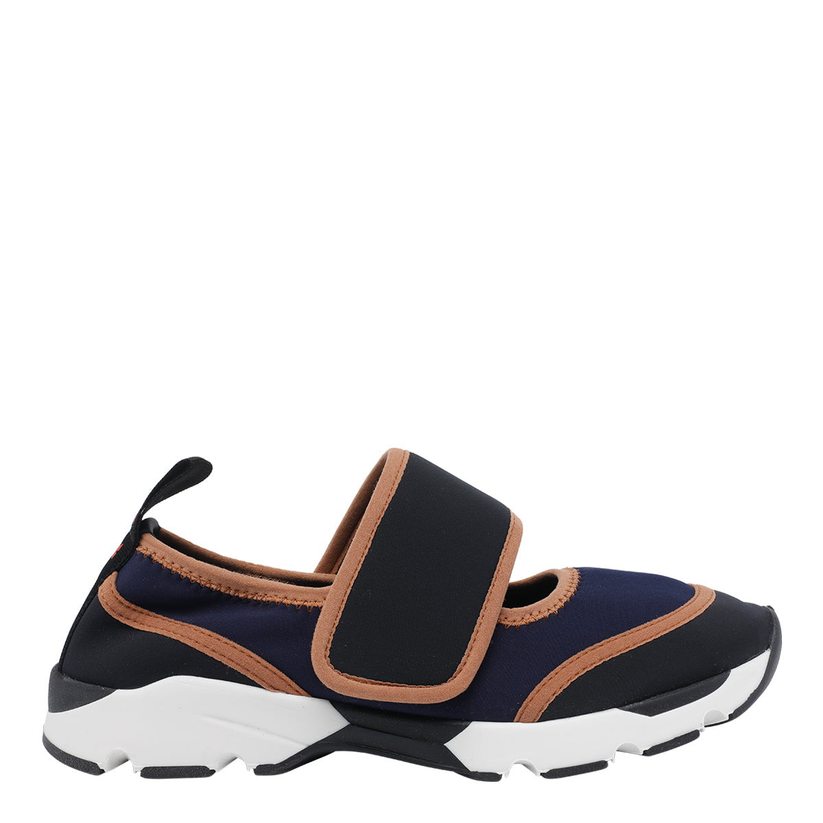 Marni Sneakers Blue Fabric/rubber Sole