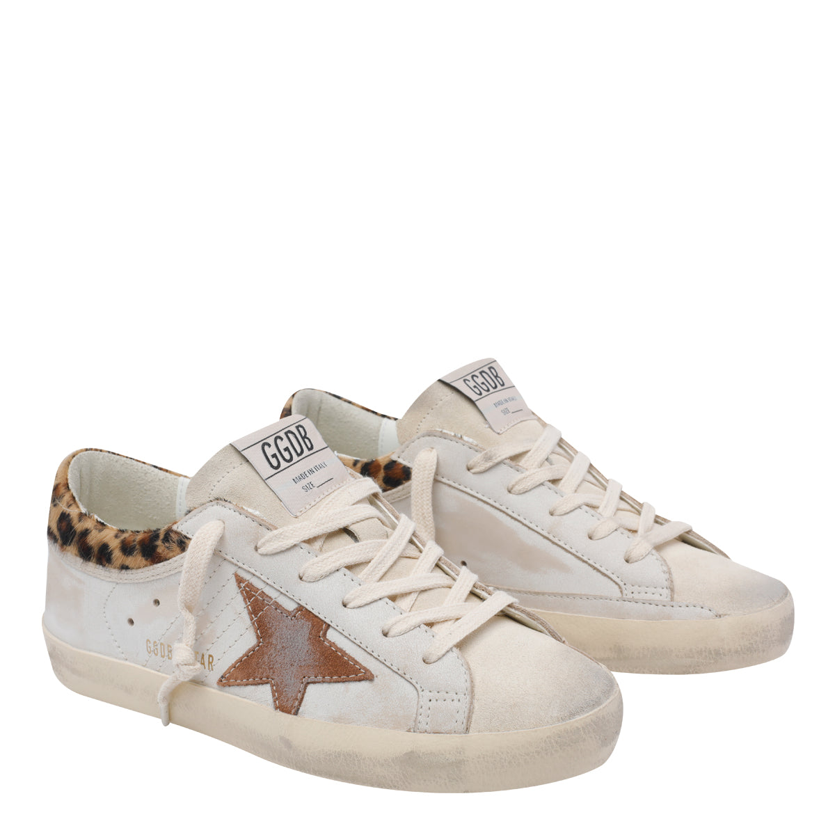 Golden Goose Sneakers White Calf Leather/rubber Sole